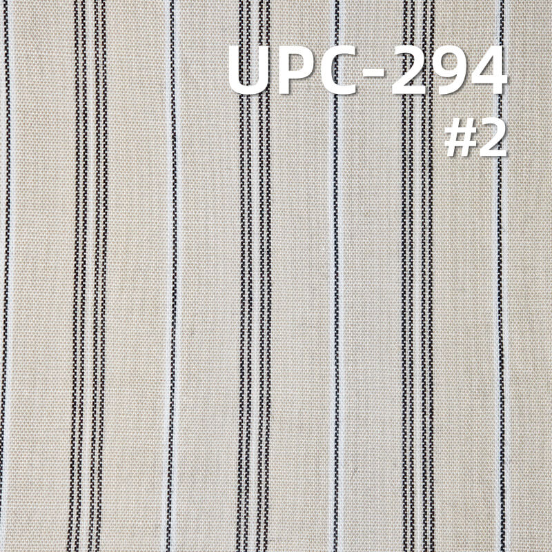100% Cotton Yarn-Dyed Striped Fabric |117g/m² Plain Weave Textile | Fabric for Casual Shirts & Dresses