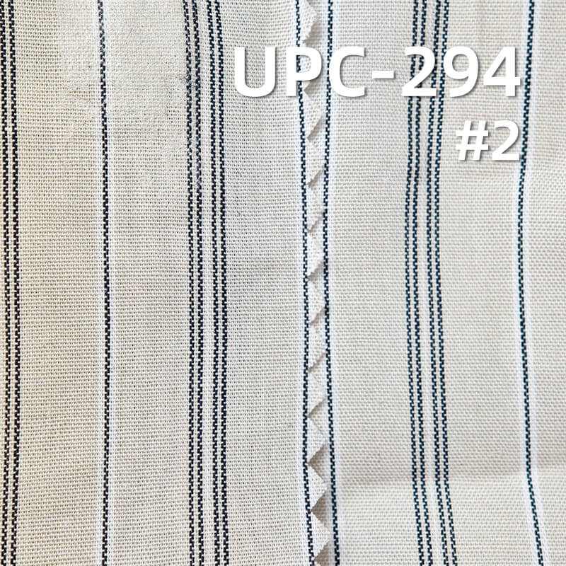100% Cotton Yarn-Dyed Striped Fabric |117g/m² Plain Weave Textile | Fabric for Casual Shirts & Dresses