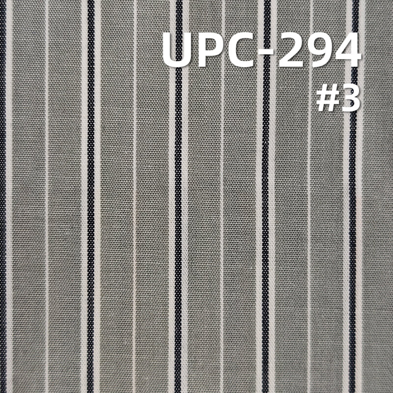 100% Cotton Yarn-Dyed Striped Fabric |117g/m² Plain Weave Textile | Fabric for Casual Shirts & Dresses