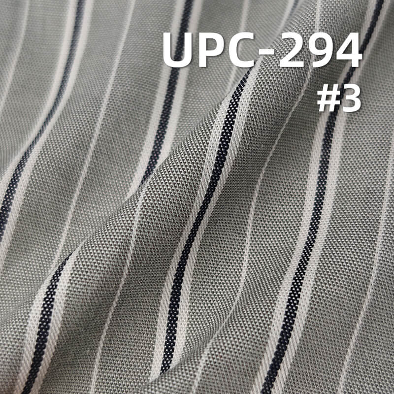 100% Cotton Yarn-Dyed Striped Fabric |117g/m² Plain Weave Textile | Fabric for Casual Shirts & Dresses