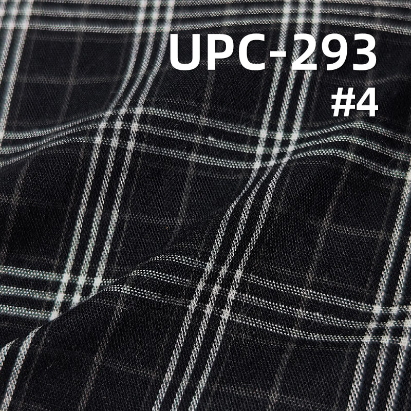 100% Cotton Yarn-Dyed Plaid Fabric | 110g/m²  Plain Weave Textile | Fabric for Shirts, Skirts & Trousers