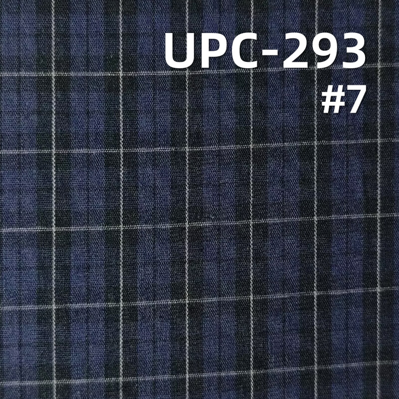 100% Cotton Yarn-Dyed Plaid Fabric | 110g/m²  Plain Weave Textile | Fabric for Shirts, Skirts & Trousers