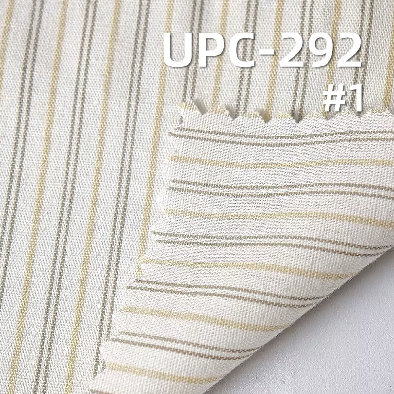 100% Cotton Yarn-Dyed Plaid & Striped Fabric | 115g/m² Plain Weave Textile | Fabric for Casual Shirts & Dresses