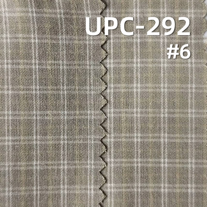 100% Cotton Yarn-Dyed Plaid & Striped Fabric | 115g/m² Plain Weave Textile | Fabric for Casual Shirts & Dresses