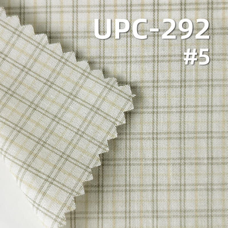 100% Cotton Yarn-Dyed Plaid & Striped Fabric | 115g/m² Plain Weave Textile | Fabric for Casual Shirts & Dresses