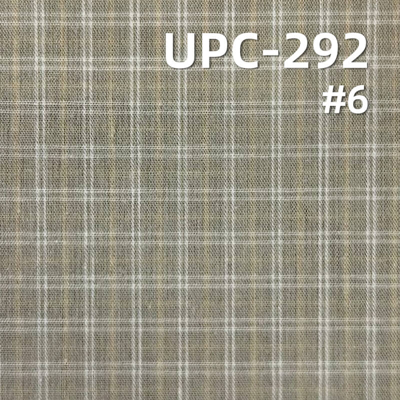100% Cotton Yarn-Dyed Plaid & Striped Fabric | 115g/m² Plain Weave Textile | Fabric for Casual Shirts & Dresses