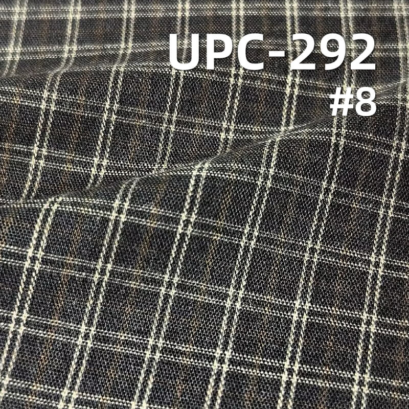 100% Cotton Yarn-Dyed Plaid & Striped Fabric | 115g/m² Plain Weave Textile | Fabric for Casual Shirts & Dresses