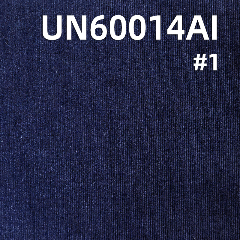315g/m² Stretch Indigo Denim Corduroy | 21-Wale Elastic Textile | Fabric for Trousers, Skirts & Jackets
