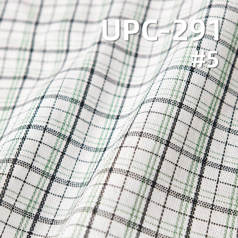 100% Cotton Yarn-Dyed Plaid & Striped Fabric |115g/m² Plain Woven Textile | Fabric for Casual Shirts & Dresses
