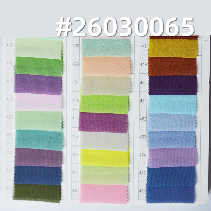 85g/m2 Polyester Plain Weave Dyed Fabric|Pearl Chiffon|Top & Skirt Fabric