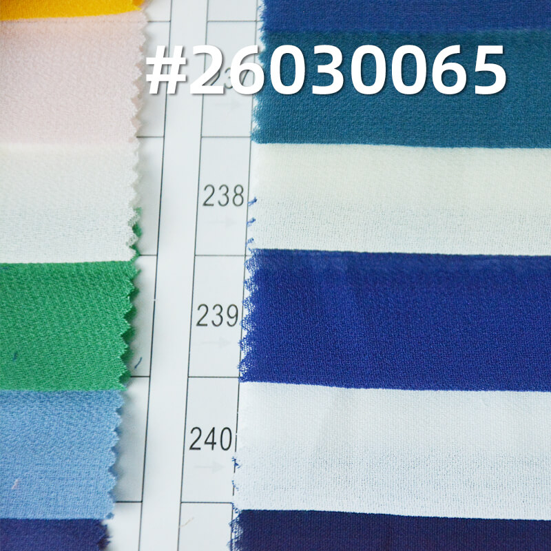 85g/m2 Polyester Plain Weave Dyed Fabric|Pearl Chiffon|Top & Skirt Fabric