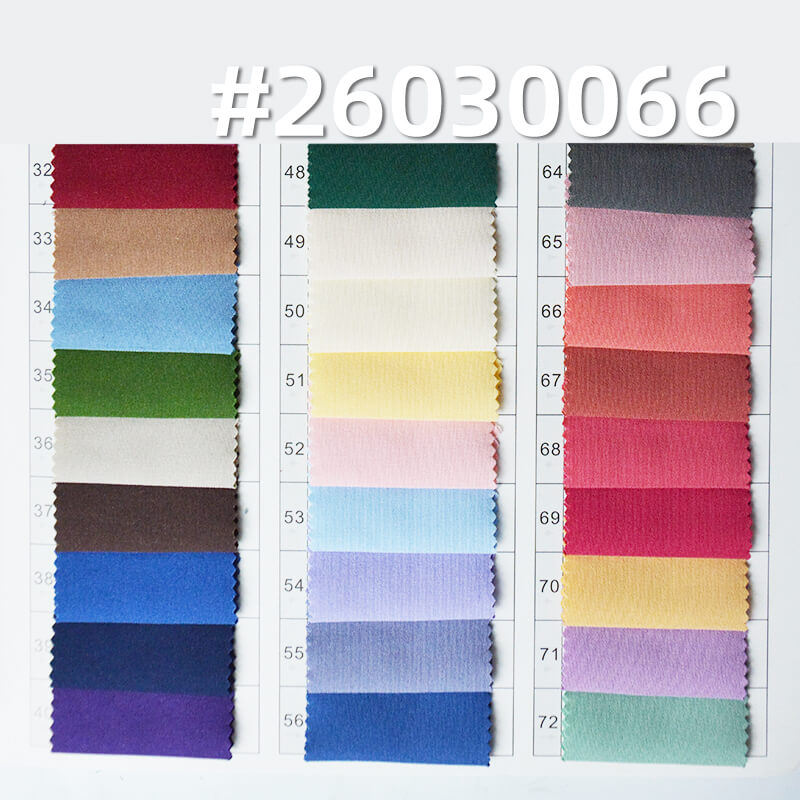 100D Four-Way Stretch|120g/m2 Polyester Stretch Plain Weave Fabric|Shirt Top Pants & Skirt Fabric