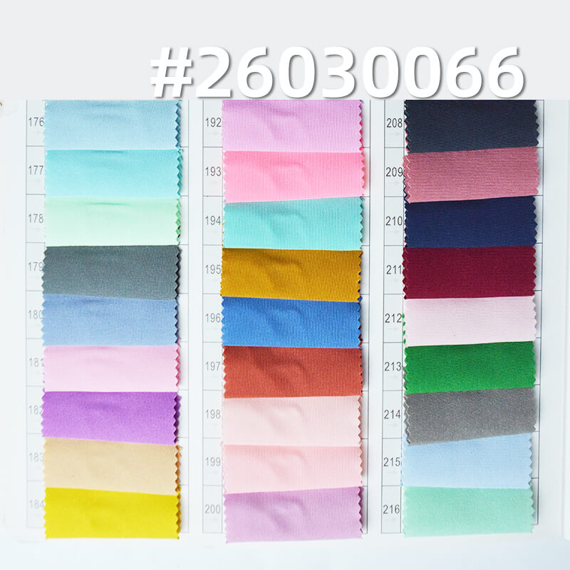 100D Four-Way Stretch|120g/m2 Polyester Stretch Plain Weave Fabric|Shirt Top Pants & Skirt Fabric