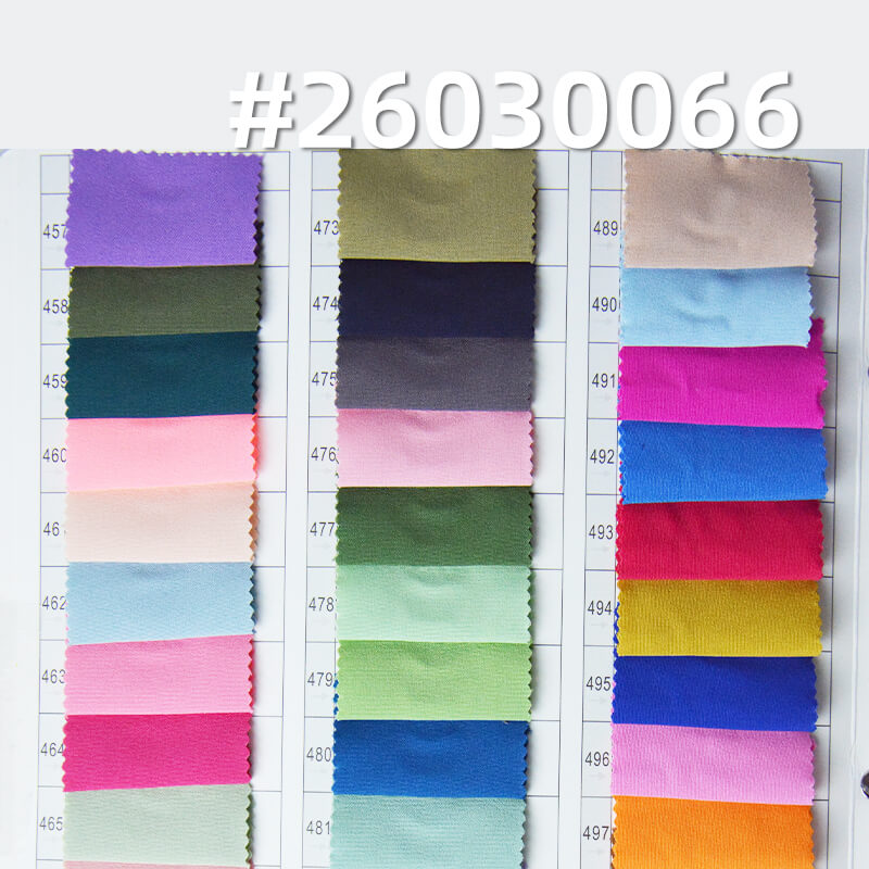 100D Four-Way Stretch|120g/m2 Polyester Stretch Plain Weave Fabric|Shirt Top Pants & Skirt Fabric