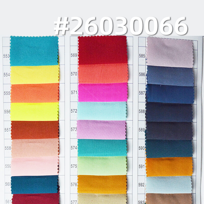 100D Four-Way Stretch|120g/m2 Polyester Stretch Plain Weave Fabric|Shirt Top Pants & Skirt Fabric