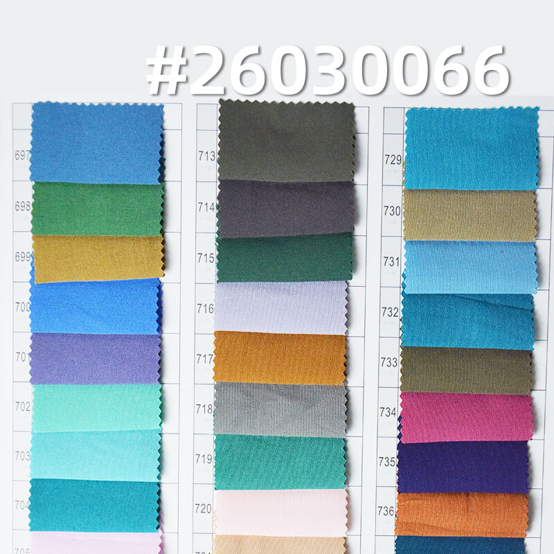 100D Four-Way Stretch|120g/m2 Polyester Stretch Plain Weave Fabric|Shirt Top Pants & Skirt Fabric