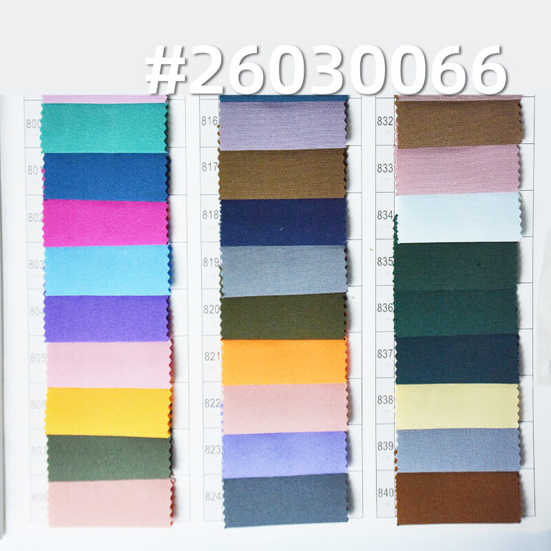 100D Four-Way Stretch|120g/m2 Polyester Stretch Plain Weave Fabric|Shirt Top Pants & Skirt Fabric