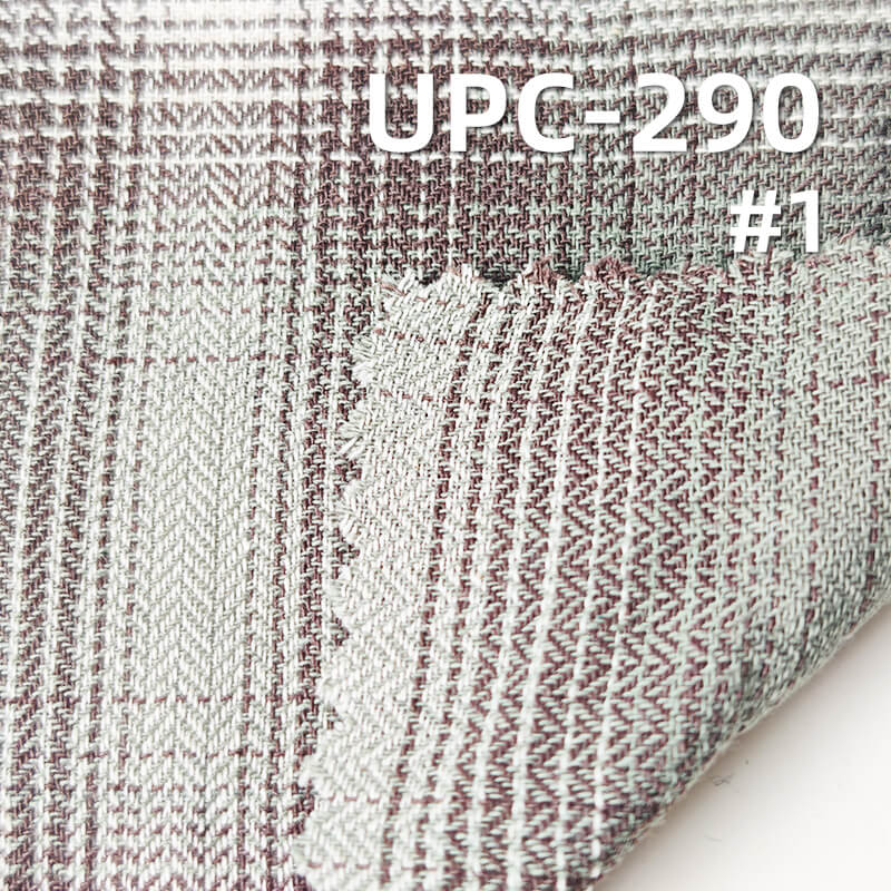 100% Cotton Seersucker Plaid Fabric | 126g/m² Dobby Yarn-Dyed Textile | Fabric for Shirts, Skirts & Casual Trousers