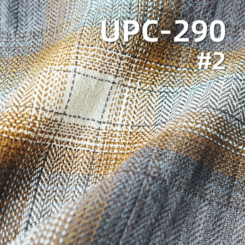 100% Cotton Seersucker Plaid Fabric | 126g/m² Dobby Yarn-Dyed Textile | Fabric for Shirts, Skirts & Casual Trousers