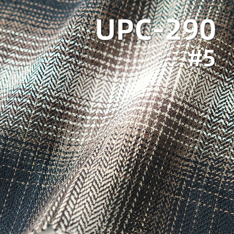 100% Cotton Seersucker Plaid Fabric | 126g/m² Dobby Yarn-Dyed Textile | Fabric for Shirts, Skirts & Casual Trousers