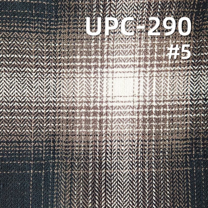 100% Cotton Seersucker Plaid Fabric | 126g/m² Dobby Yarn-Dyed Textile | Fabric for Shirts, Skirts & Casual Trousers