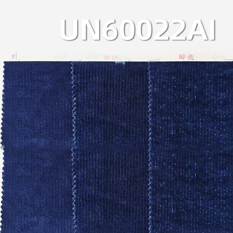 Indigo Corduroy | 365g/m2 Denim Corduroy | 8W Stretch Corduroy | Washable | Fabric for Jackets, Skirts & Pants