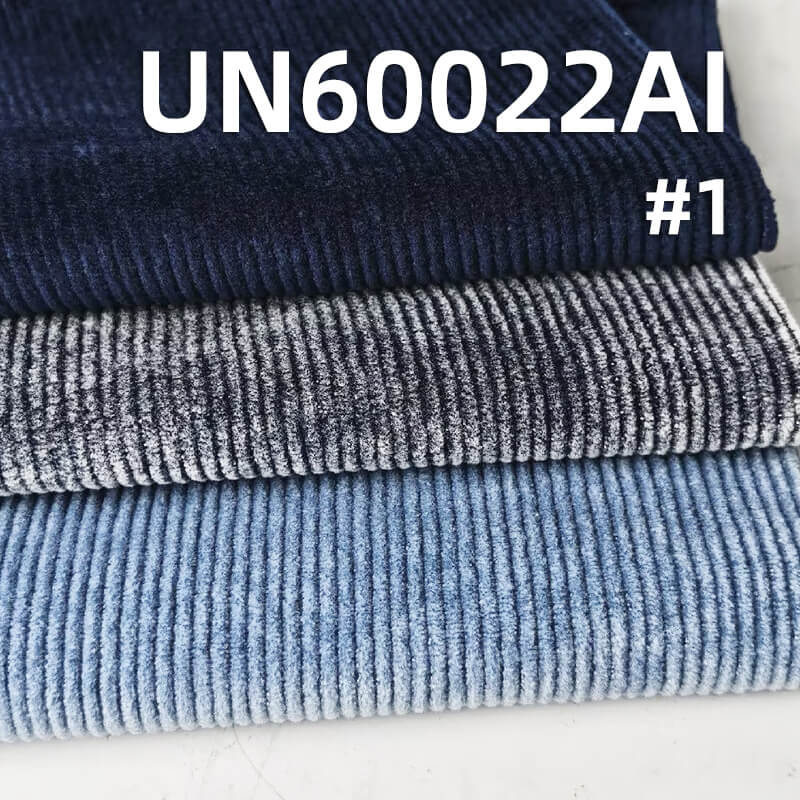 Indigo Corduroy | 365g/m2 Denim Corduroy | 8W Stretch Corduroy | Washable | Fabric for Jackets, Skirts & Pants