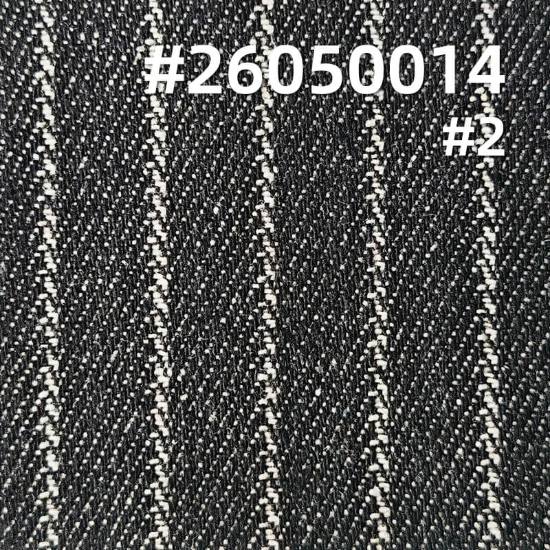 Striped Denim Fabric | 9.5 oz Colored Twill Weave Textile | Fabric for Denim Shirts & Skirts