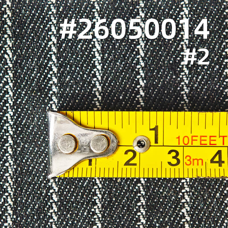 Striped Denim Fabric | 9.5 oz Colored Twill Weave Textile | Fabric for Denim Shirts & Skirts