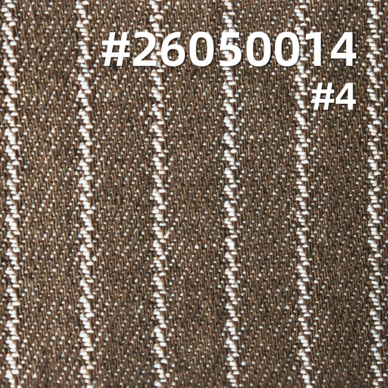 Striped Denim Fabric | 9.5 oz Colored Twill Weave Textile | Fabric for Denim Shirts & Skirts