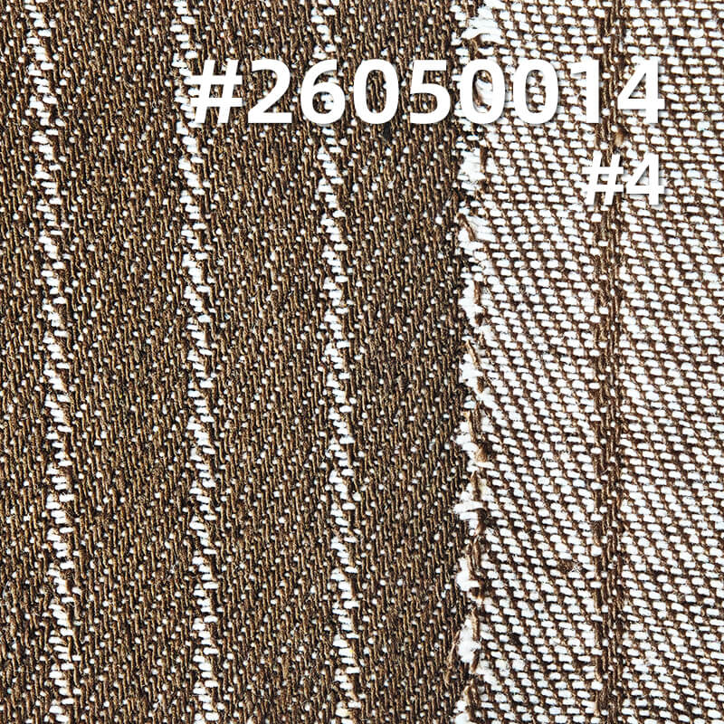 Striped Denim Fabric | 9.5 oz Colored Twill Weave Textile | Fabric for Denim Shirts & Skirts