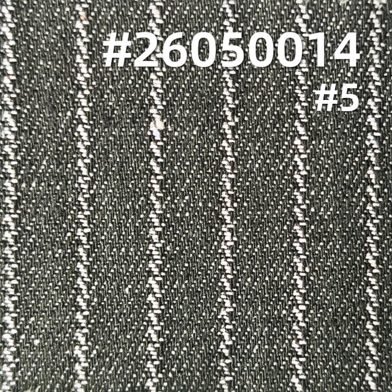 Striped Denim Fabric | 9.5 oz Colored Twill Weave Textile | Fabric for Denim Shirts & Skirts