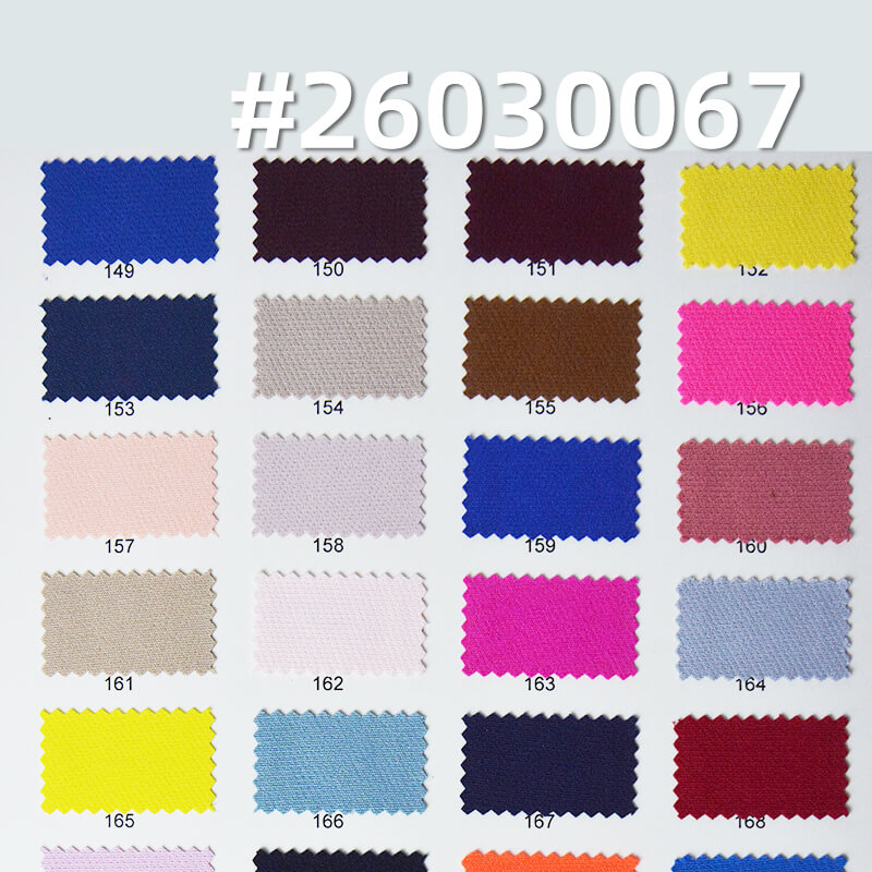 75D Double-Layer Four-Way Stretch Fabric|180g/m2 Polyester Dyed Fabric|Top Pants & Skirt Fabric
