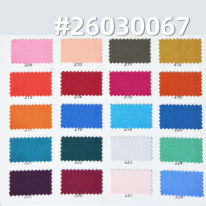 75D Double-Layer Four-Way Stretch Fabric|180g/m2 Polyester Dyed Fabric|Top Pants & Skirt Fabric