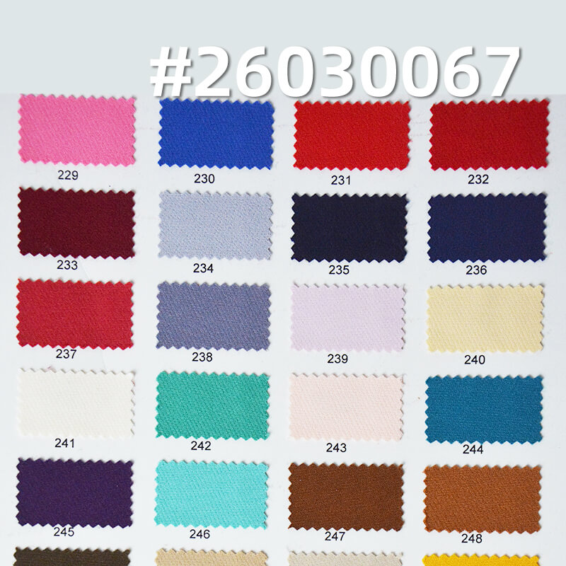75D Double-Layer Four-Way Stretch Fabric|180g/m2 Polyester Dyed Fabric|Top Pants & Skirt Fabric