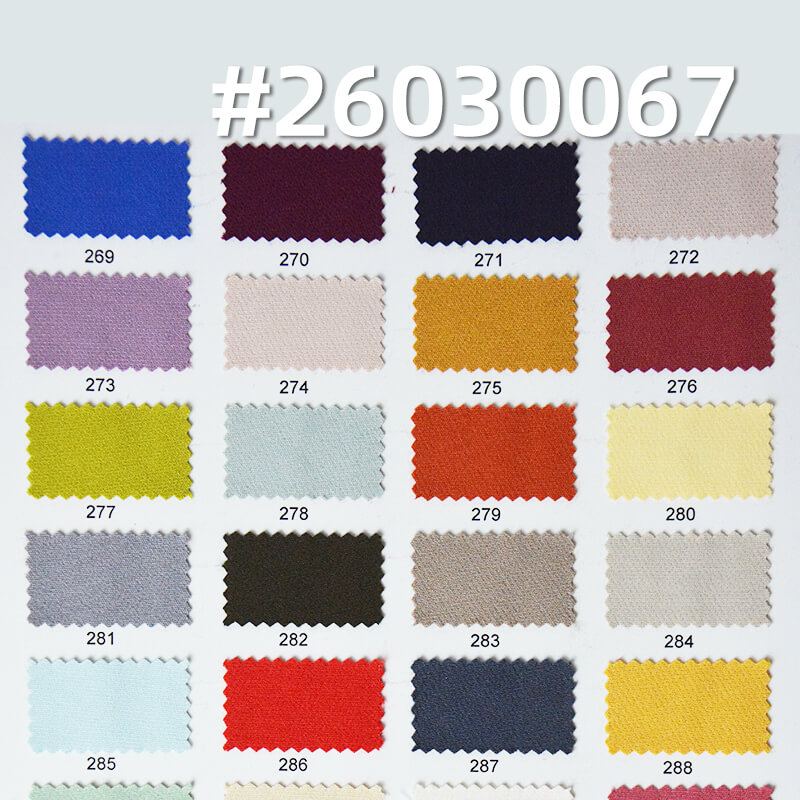 75D Double-Layer Four-Way Stretch Fabric|180g/m2 Polyester Dyed Fabric|Top Pants & Skirt Fabric