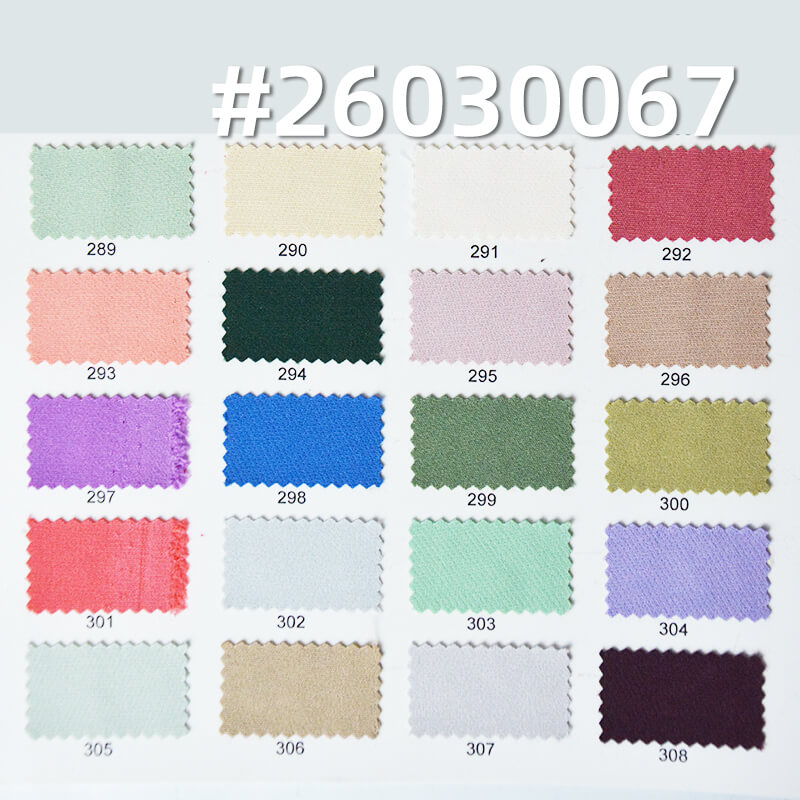 75D Double-Layer Four-Way Stretch Fabric|180g/m2 Polyester Dyed Fabric|Top Pants & Skirt Fabric