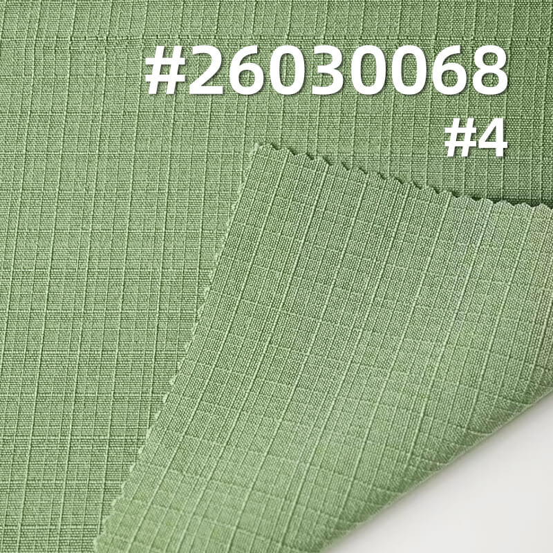 145g/m2 Polyester Jacquard Check Dyed Fabric|Stretch Fabric|Shirt Dress & Pants Fabric