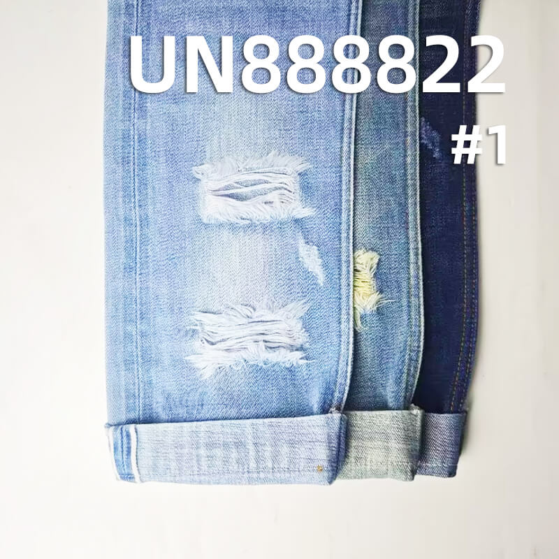 100% Cotton Selvedge Denim|13oz Warp & Weft Slub Twill Denim|Denim Jacket & Jeans Fabric