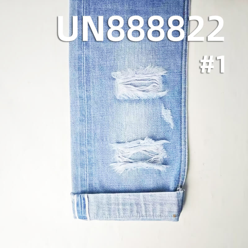 100% Cotton Selvedge Denim|13oz Warp & Weft Slub Twill Denim|Denim Jacket & Jeans Fabric