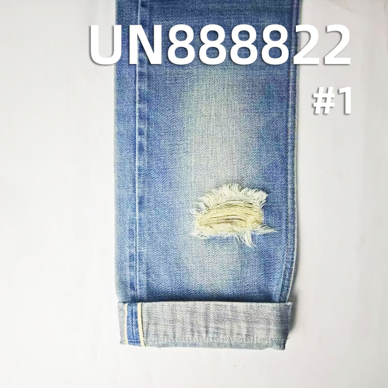 100% Cotton Selvedge Denim|13oz Warp & Weft Slub Twill Denim|Denim Jacket & Jeans Fabric
