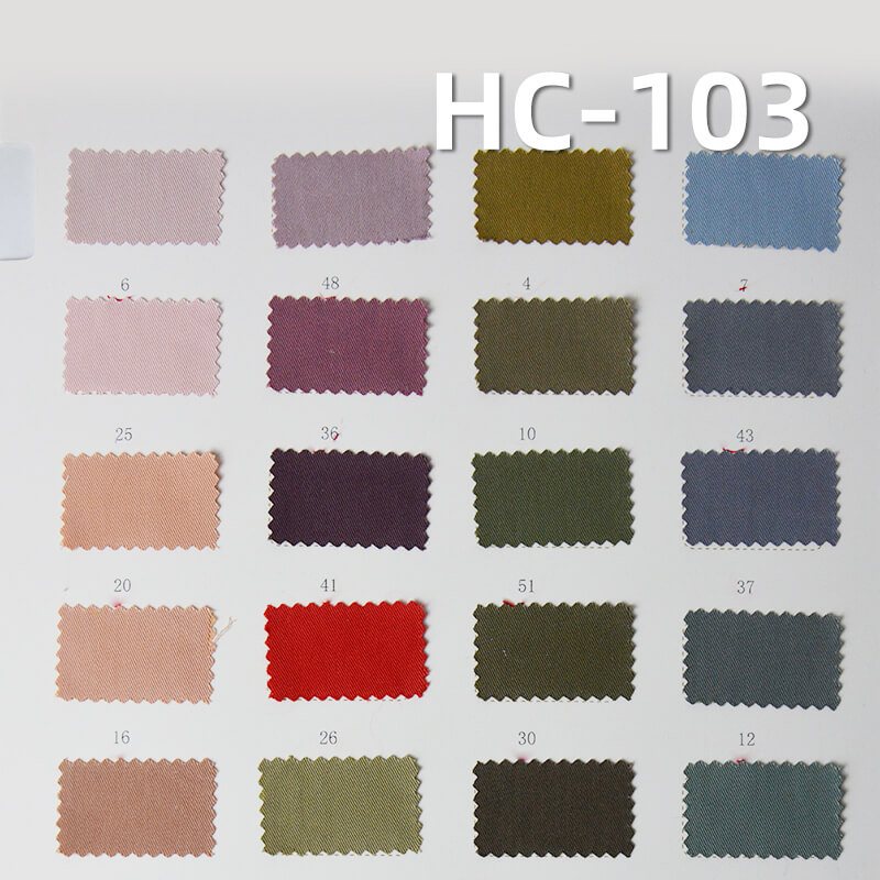 170g/m2 Cotton-Nylon Double-Face Twill Dyed Fabric|Trench Coat & Workwear Pants Fabric
