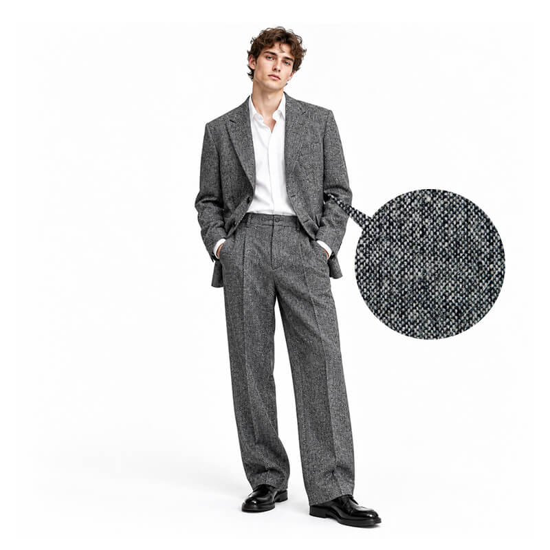 240g/m² (300g/m) Wool Blend Plain Woven Fabric | Tailored Suiting Textile | Fabric for Commuter Suits, Trousers & Skirts SEO Keyword Extraction