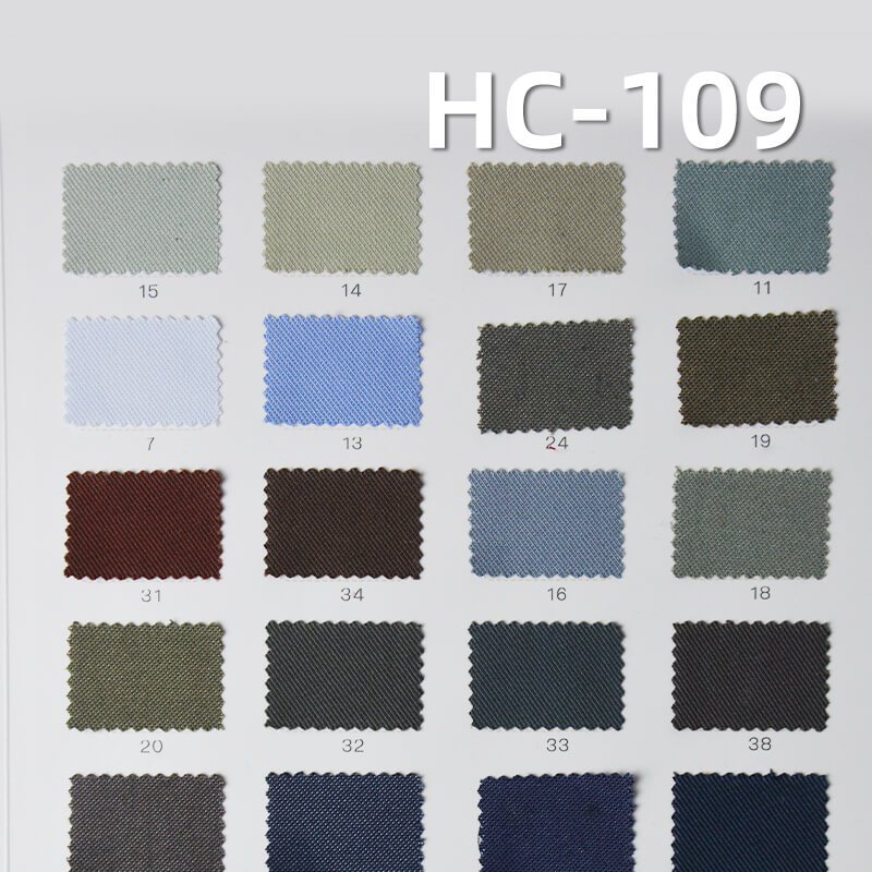 260g/m2 Cotton-Nylon-Viscose Double-Face Twill Dyed Fabric|Jacket Skirt & Workwear Pants Fabric