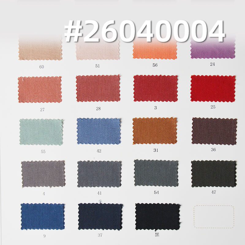 Lyocell-Cotton Double-Face Twill|228g/m2 Washed Dyed Fabric|Pants Dress & Jacket Fabric