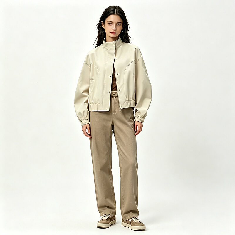 Lyocell-Cotton Double-Face Twill|228g/m2 Washed Dyed Fabric|Pants Dress & Jacket Fabric