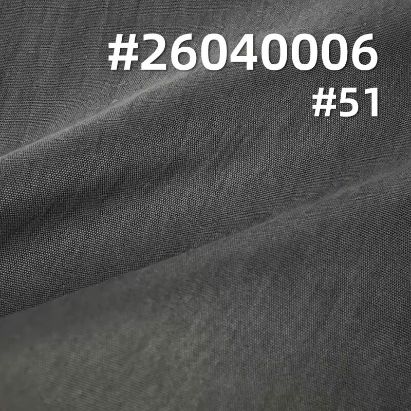 Polyester-Nylon Plain Weave Fabric|115g/m2 Suede-Touch Crinkle Dyed Fabric|Trench Coat Top & Pants Fabric