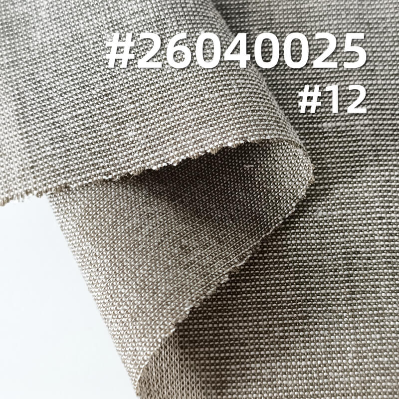 Polyester-Lyocell-Linen Blend Fabric | 148g/m² Plain Woven Textile | Fabric for Shirts & Skirts