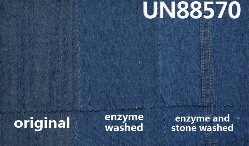 Tencel Cotton Denim | 6.1oz Warp Slub Twill Denim | Fabric for Jeans, Skirts, Shirts