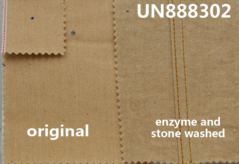 100% Natural Colour Cotton Red Selvedge Denim | 12oz Twill Denim| Children's clothing ，jeans，denim jacket fabric